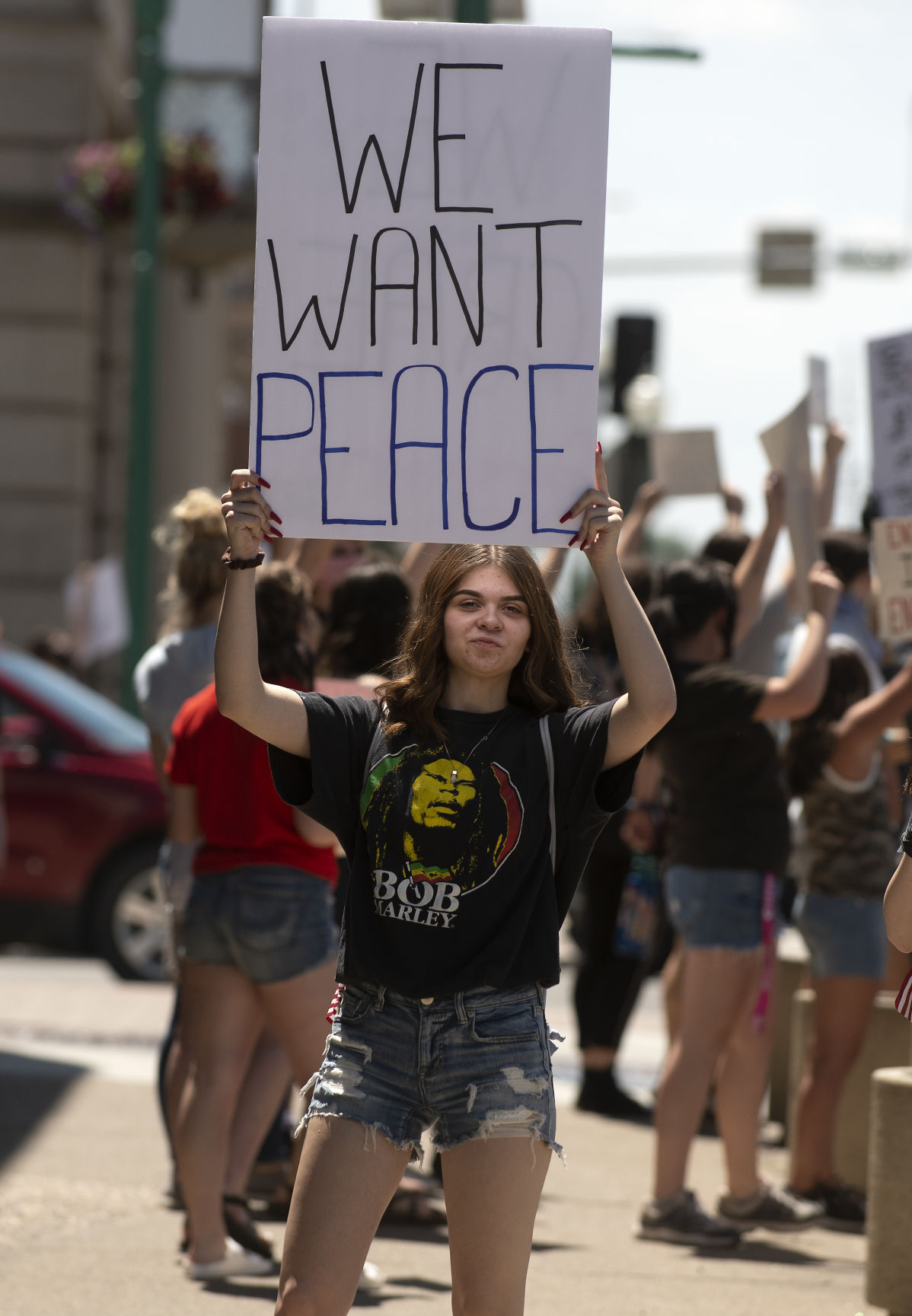 Peaceful protests